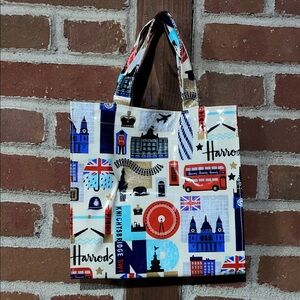 Harrods Multicolor London Icon small tote